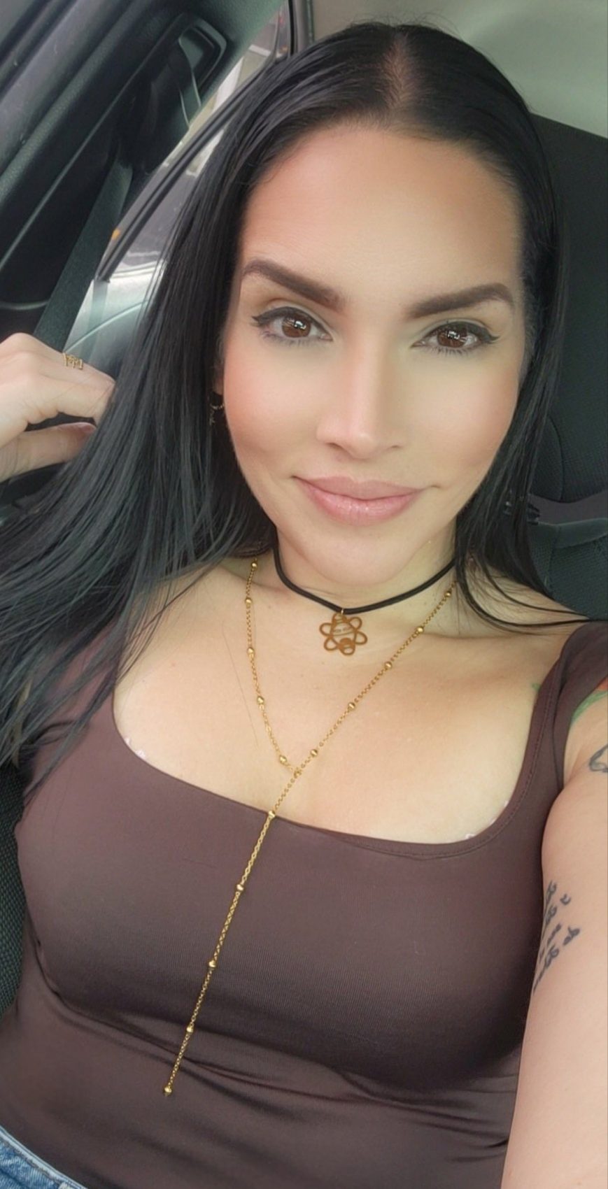 Zoe lariat necklace