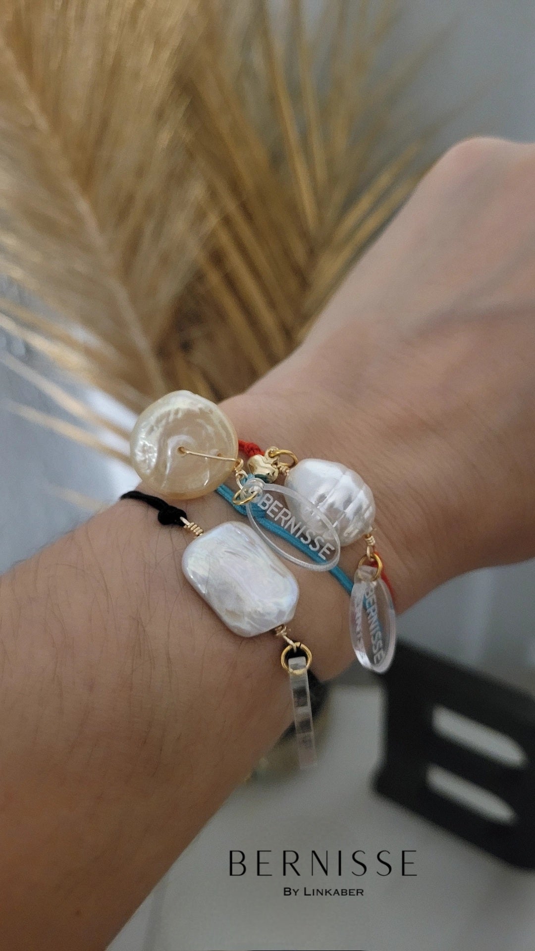 Coin pearl bracelet