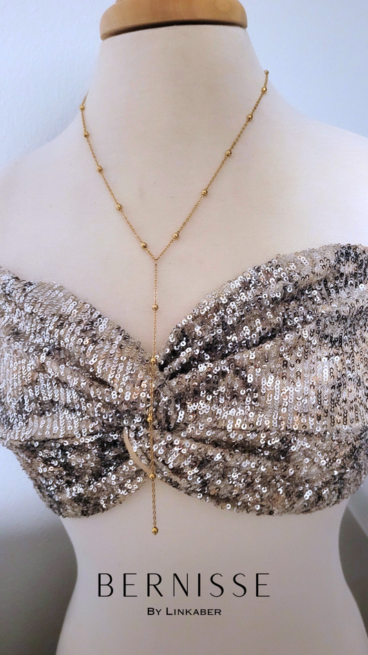 Zoe lariat necklace